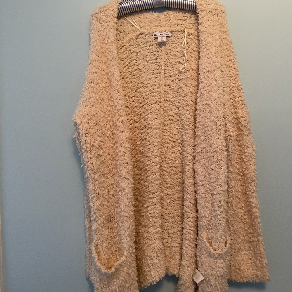 Woman cardigan- knit ivory